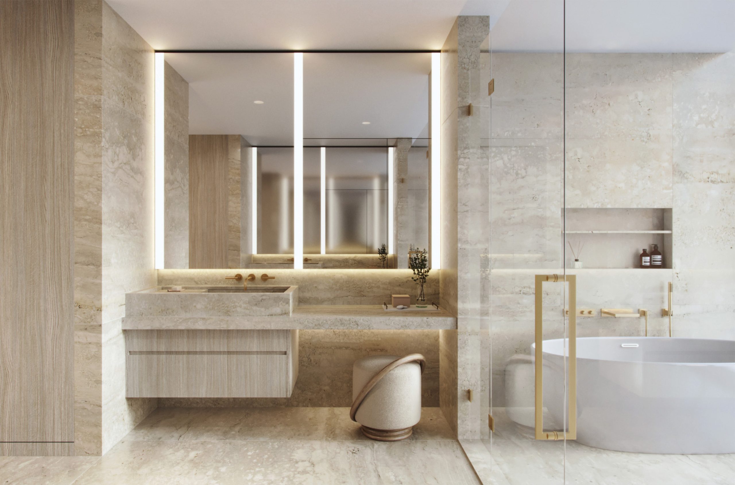 St. Regis Residences Brickell Miami - primary bathroom 2