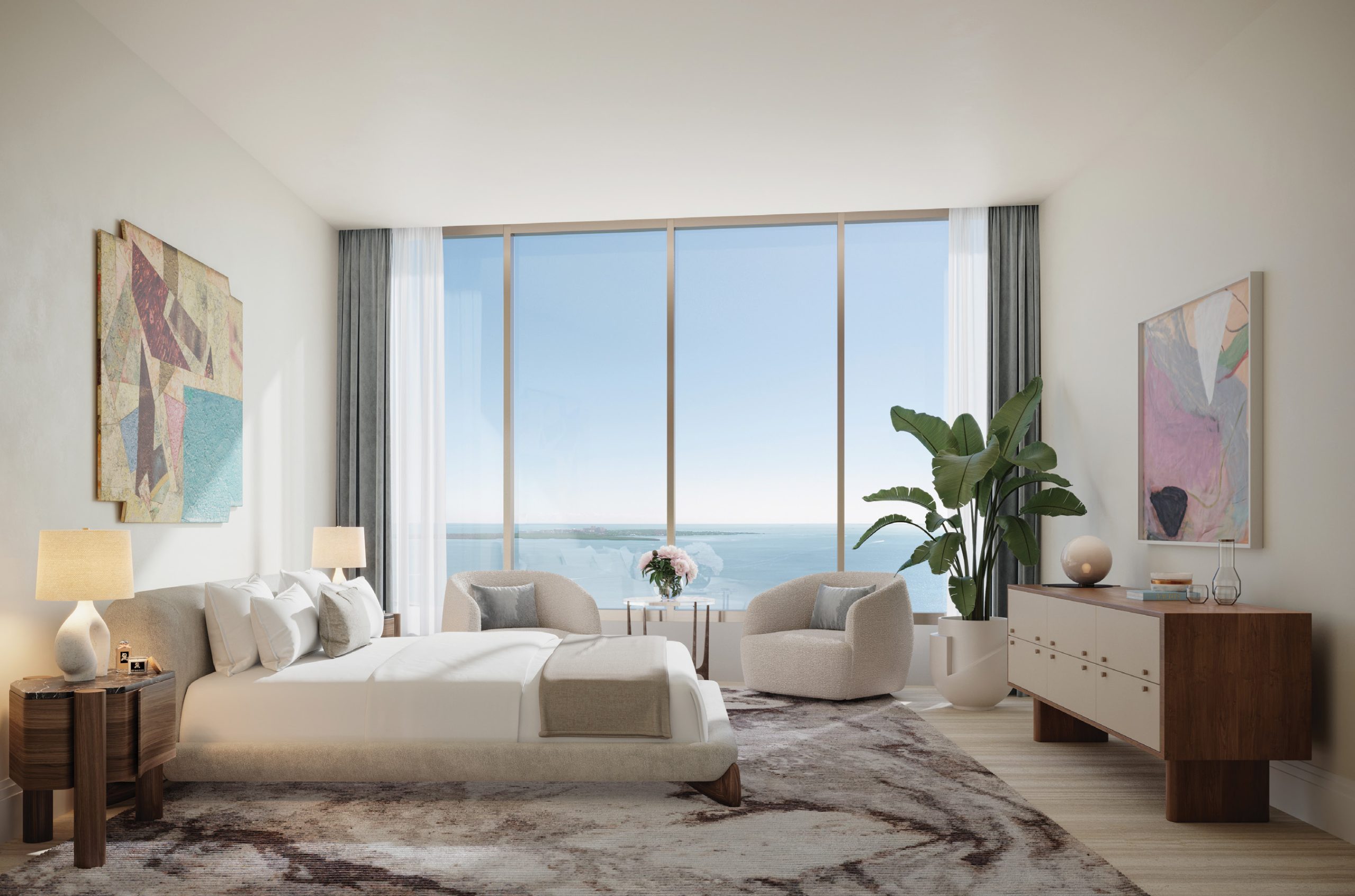 St. Regis Residences Brickell Miami - primary bedroom